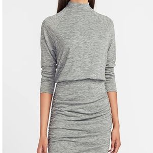 Express Supersoft Mock Neck Long Sleeve Dress (M)